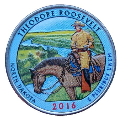 USA 25 c Park Roosevelt 2016 nr 34 kolor x 1