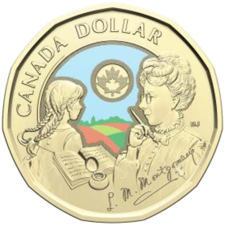 Kanada 1 $ L. M. Montgomery 2024 kolor
