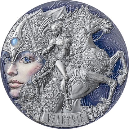 Kamerun 2000 FCFA Femina Bellator - Valkyrie 2023 2 Oz Ag.999