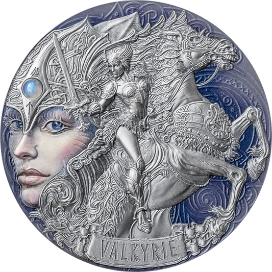 Kamerun 2000 FCFA Femina Bellator - Valkyrie 2023 2 Oz Ag.999
