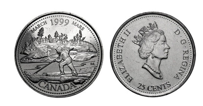 Kanada 25 c Millennium March 1999