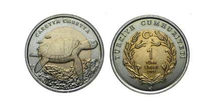 Turcja 1 lira Żółw 2009