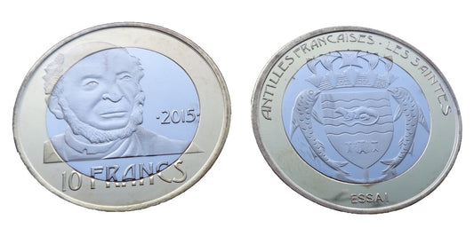 Antyle Francuskie 10 franków Les Saintes 2015