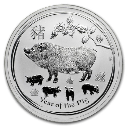 Australia 1$ Lunar Rok świni 1 Oz Ag.999 2019