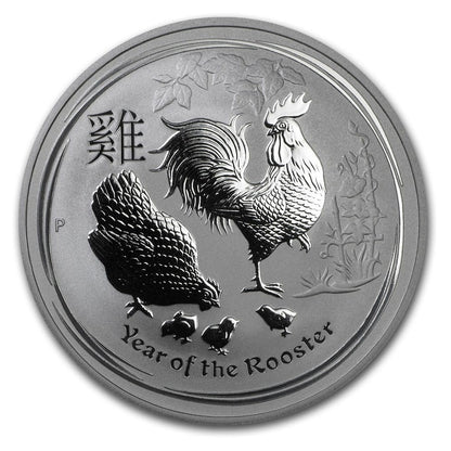 Australia 1$ Lunar Rok koguta 1 Oz Ag.999 2017