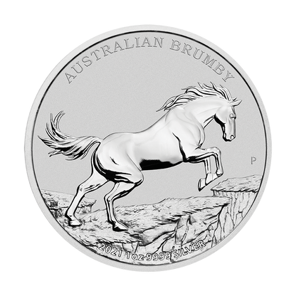 Australia 1$ Koń Brumby 2021 1 Oz Ag.999