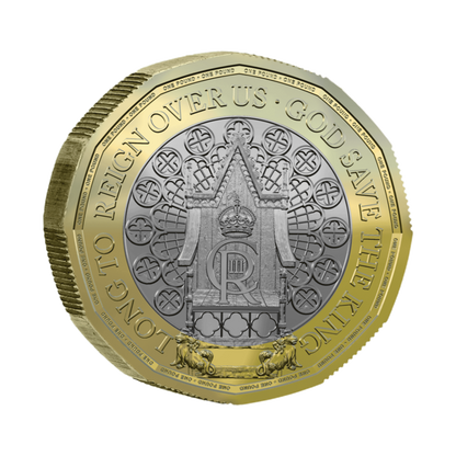 Gibraltar 1 funt Koronacja 2024 priv