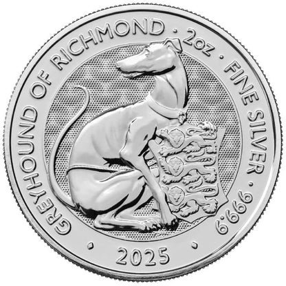 WB 5f Bestie Tudorów The Greyhound of Richmond 2oz Ag.999 2025