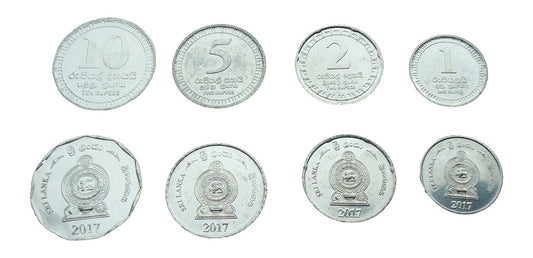 Zestaw menniczy Sri Lanka x 4 2017